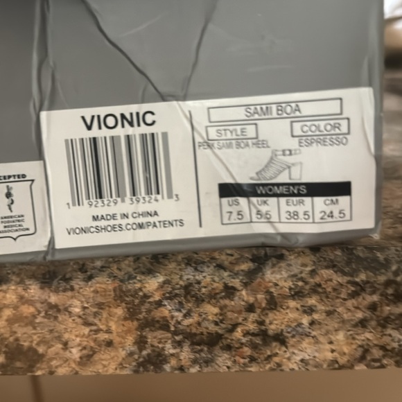 Vionic Sami Boa Espresso 7.5M, NIB - Picture 4 of 4